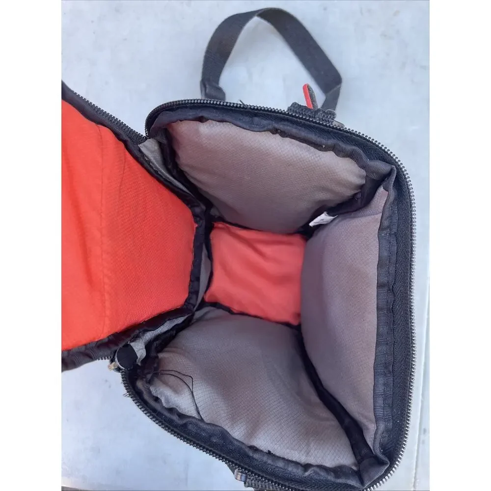 Case Logic Camera Bag Black Orange Compact Case Crossbody Shoulder Strap DSLR